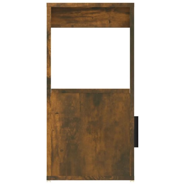 vidaXL Komoda dymový dub 80x30x60 cm spracované drevo – Obrázok 8