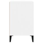 vidaXL Botník biely 102x36x60 cm spracované drevo – Obrázok 4