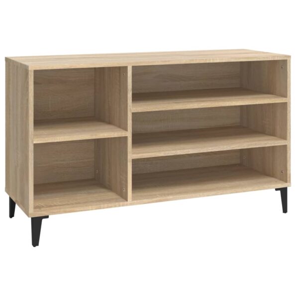 vidaXL Botník dub sonoma 102x36x60 cm spracované drevo – Obrázok 2