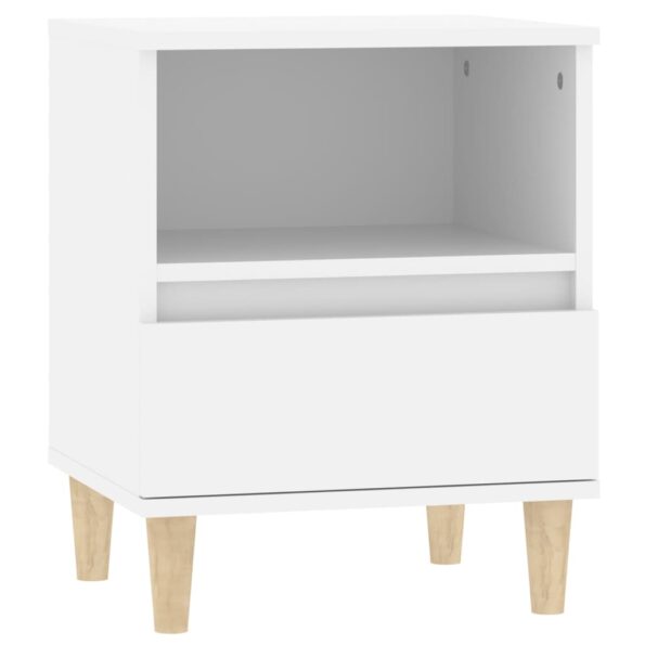 vidaXL Nočné stolíky 2 ks biele 40x35x50 cm – Obrázok 6