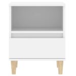 vidaXL Nočné stolíky 2 ks biele 40x35x50 cm – Obrázok 7