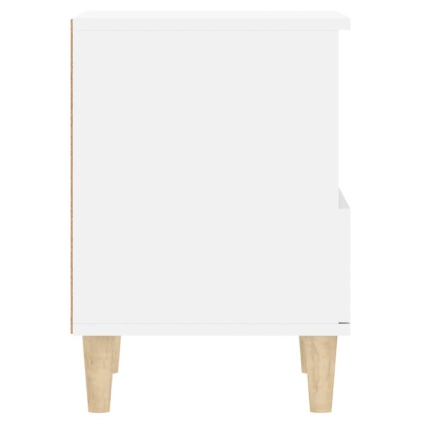 vidaXL Nočné stolíky 2 ks biele 40x35x50 cm – Obrázok 9
