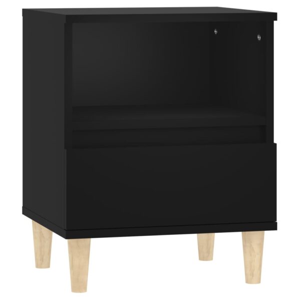 vidaXL Nočné stolíky 2 ks čierne 40x35x50 cm – Obrázok 6