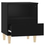 vidaXL Nočné stolíky 2 ks čierne 40x35x50 cm – Obrázok 8