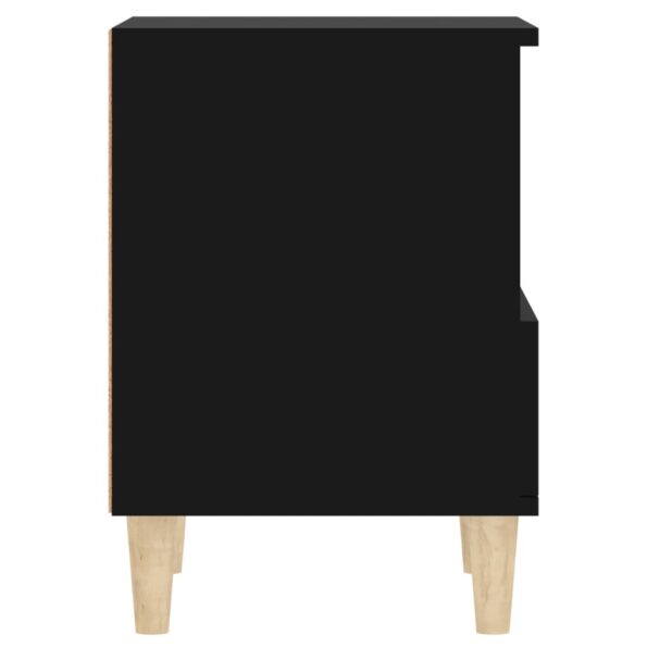 vidaXL Nočné stolíky 2 ks čierne 40x35x50 cm – Obrázok 9