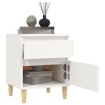 vidaXL Nočné stolíky 2 ks biele 40x35x50 cm – Obrázok 4