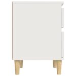 vidaXL Nočné stolíky 2 ks biele 40x35x50 cm – Obrázok 7