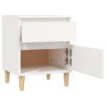 vidaXL Nočné stolíky 2 ks biele 40x35x50 cm – Obrázok 8