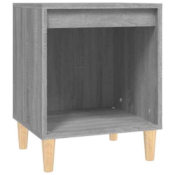 vidaXL Nočný stolík sivý sonoma 40x35x50 cm – Obrázok 2
