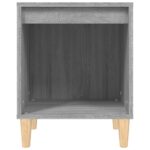 vidaXL Nočný stolík sivý sonoma 40x35x50 cm – Obrázok 5