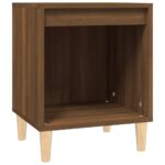 vidaXL Nočný stolík hnedý dub 40x35x50 cm – Obrázok 2