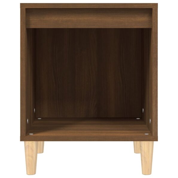vidaXL Nočný stolík hnedý dub 40x35x50 cm – Obrázok 5