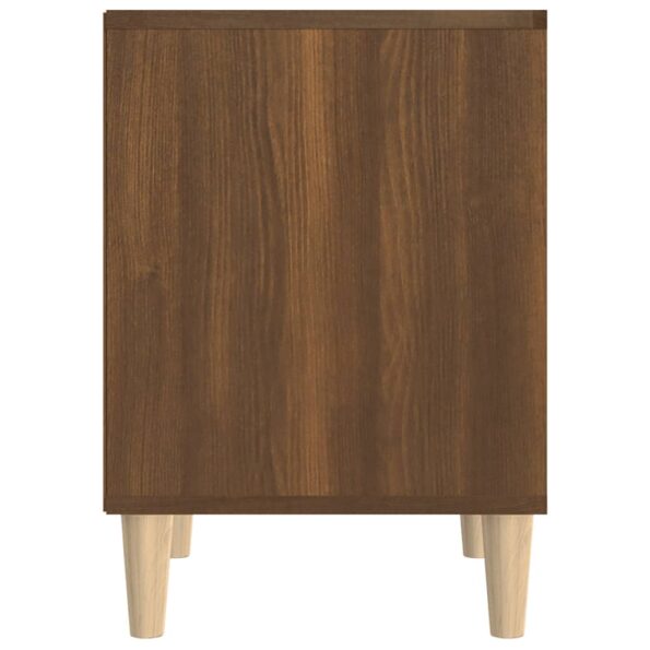 vidaXL Nočný stolík hnedý dub 40x35x50 cm – Obrázok 6