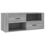 vidaXL TV skrinka sivý dub sonoma 100x35x40 cm spracované drevo – Obrázok 2