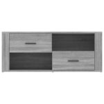 vidaXL TV skrinka sivý dub sonoma 100x35x40 cm spracované drevo – Obrázok 6