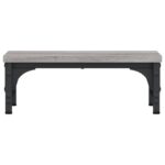 vidaXL Stojan na monitor sivý sonoma 37x23x14 cm kompozitné drevo – Obrázok 4