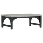 vidaXL Stojan na monitor sivý sonoma 37x23x14 cm kompozitné drevo – Obrázok 6