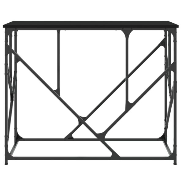 vidaXL Konzolový stolík čierny 100x40x80 cm kompozitné drevo – Obrázok 4