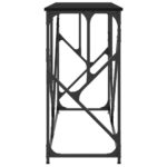 vidaXL Konzolový stolík čierny 100x40x80 cm kompozitné drevo – Obrázok 5