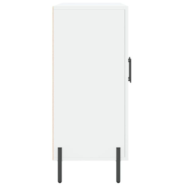 vidaXL Komoda biela 90x34x80 cm kompozitné drevo – Obrázok 7
