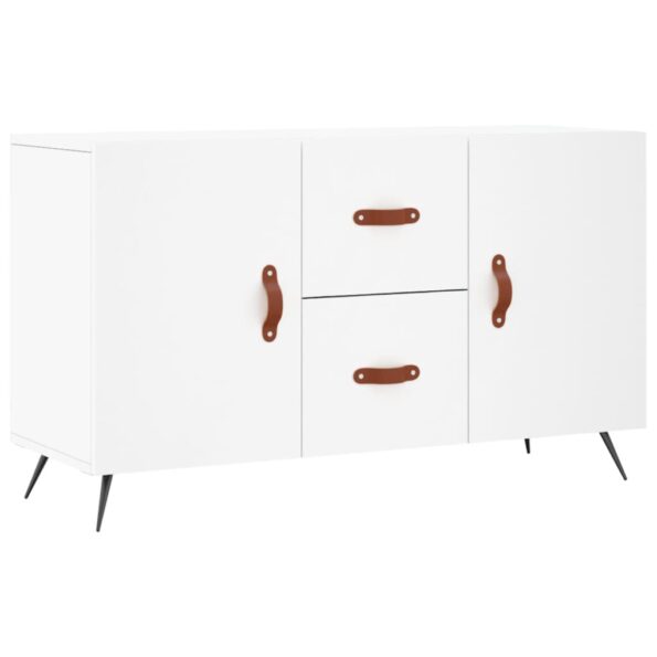 vidaXL Komoda, biela 100x36x60 cm, kompozitné drevo – Obrázok 2