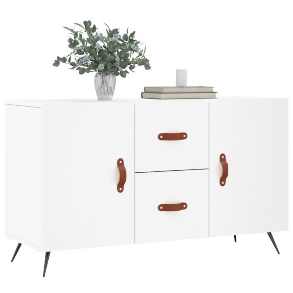 vidaXL Komoda, biela 100x36x60 cm, kompozitné drevo – Obrázok 3