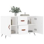 vidaXL Komoda, biela 100x36x60 cm, kompozitné drevo – Obrázok 4