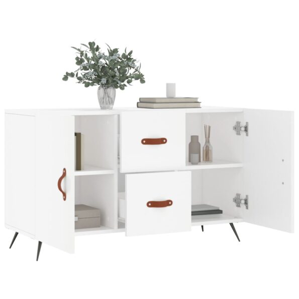 vidaXL Komoda, biela 100x36x60 cm, kompozitné drevo – Obrázok 4