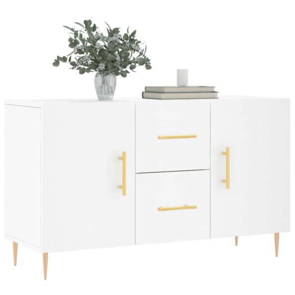 vidaXL Komoda, biela 100x36x60 cm, kompozitné drevo – Obrázok 3