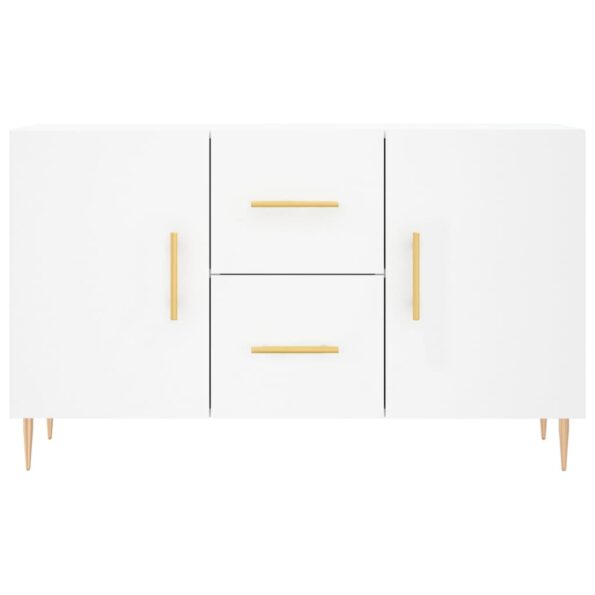 vidaXL Komoda, biela 100x36x60 cm, kompozitné drevo – Obrázok 6