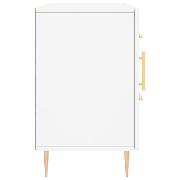 vidaXL Komoda, biela 100x36x60 cm, kompozitné drevo – Obrázok 7