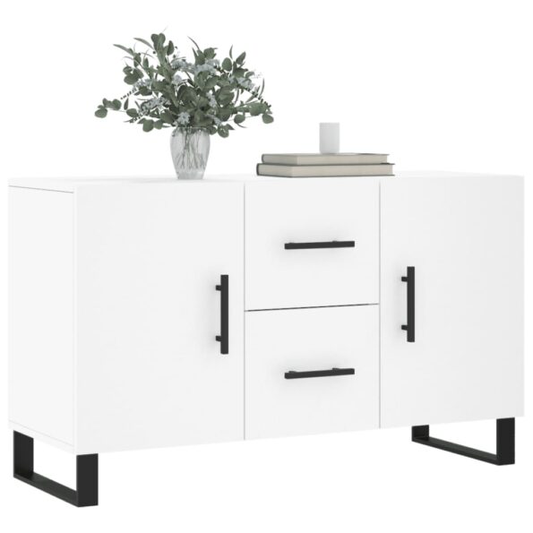 vidaXL Komoda, biela 100x36x60 cm, kompozitné drevo – Obrázok 3