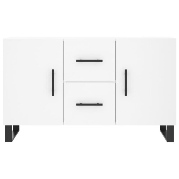 vidaXL Komoda, biela 100x36x60 cm, kompozitné drevo – Obrázok 6