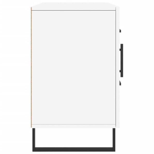 vidaXL Komoda, biela 100x36x60 cm, kompozitné drevo – Obrázok 7