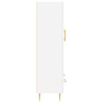 vidaXL Vysoká skrinka biela 69,5x31x115 cm kompozitné drevo – Obrázok 7