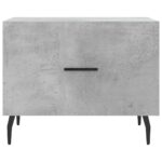vidaXL Konferenčné stolíky 2 ks betónovo sivé 50x50x40cm kompoz. drevo – Obrázok 6