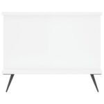 vidaXL Konferenčný stolík lesklý biely 90x50x40 cm spracované drevo – Obrázok 6