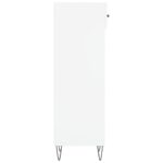 vidaXL Botník biely 30x35x105 cm kompozitné drevo – Obrázok 7