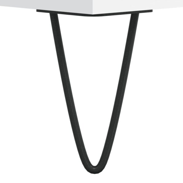 vidaXL Botník biely 30x35x105 cm kompozitné drevo – Obrázok 10