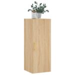 vidaXL Nástenná skrinka sivý dub sonoma 34,5x34x90 cm – Obrázok 4