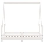 vidaXL Rám detskej postele biely 70x140 cm masívna borovica – Obrázok 5