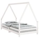 vidaXL Rám detskej postele biely 90x190 cm masívna borovica – Obrázok 2