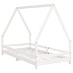 vidaXL Rám detskej postele biely 90x190 cm masívna borovica – Obrázok 6