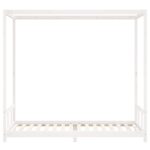 vidaXL Rám detskej postele biely 90x200 cm masívna borovica – Obrázok 4