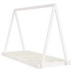 vidaXL Rám detskej postele biely 80x200 cm masívna borovica – Obrázok 3