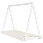 vidaXL Rám detskej postele biely 80x200 cm masívna borovica – Obrázok 6