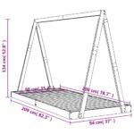 vidaXL Rám detskej postele 90x200 cm masívna borovica – Obrázok 9