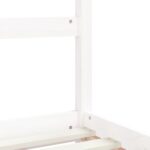 vidaXL Rám detskej postele biely 90x200 cm masívna borovica – Obrázok 7