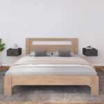 vidaXL Nástenné nočné stolíky 2 ks sivé 40x29,5x22 cm – Obrázok 3