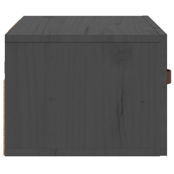 vidaXL Nástenné nočné stolíky 2 ks sivé 40x29,5x22 cm – Obrázok 7